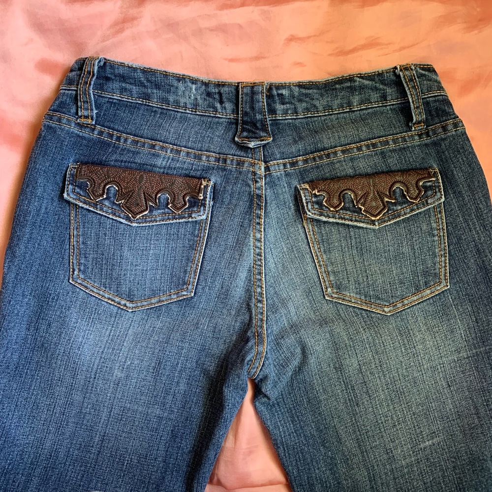 Boho Bootcut Jeans Cowgirl Style Vintage